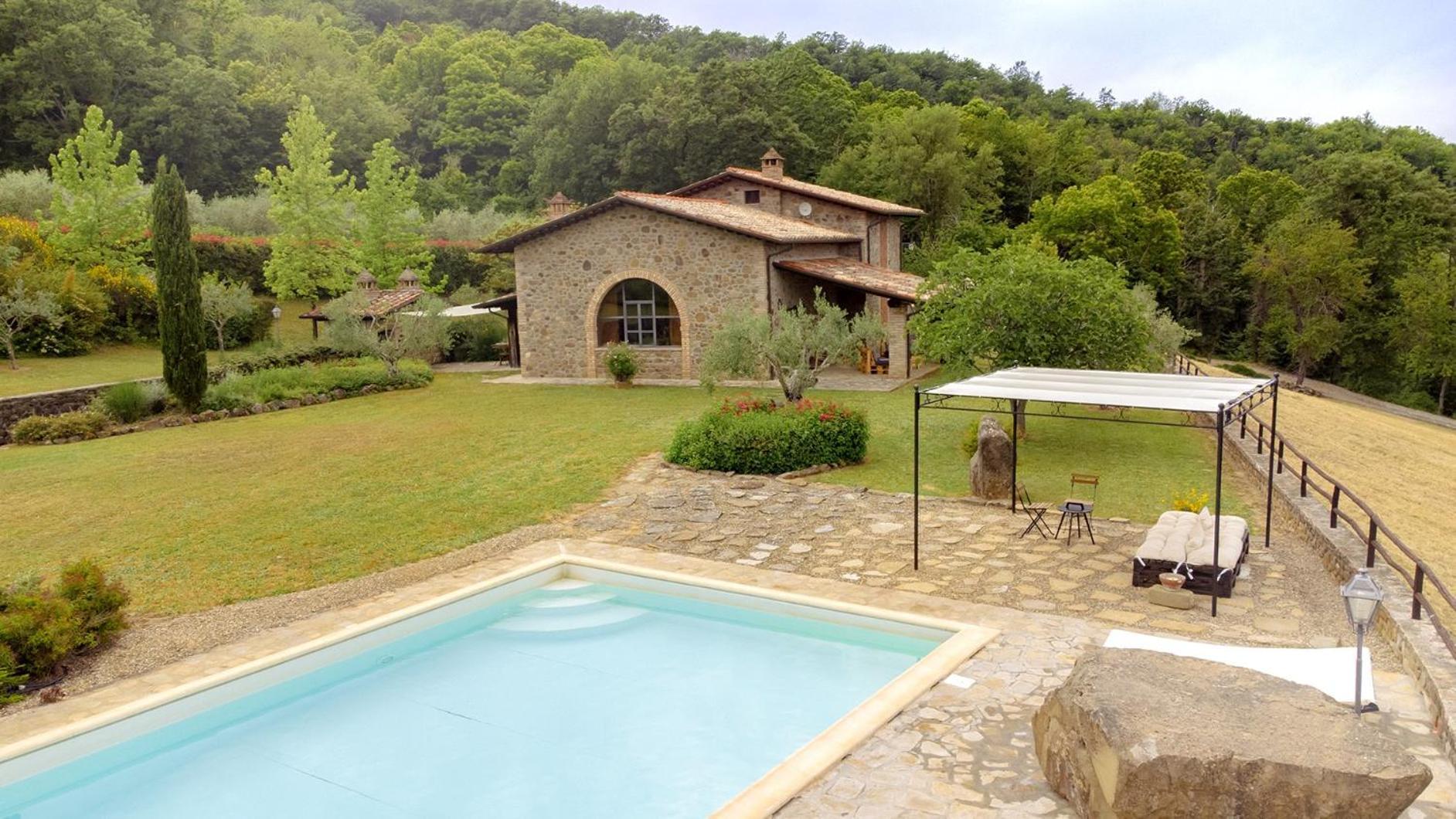 Villa Elisa - Private Pool & Airco Near Reschio Castle Lugnano المظهر الخارجي الصورة